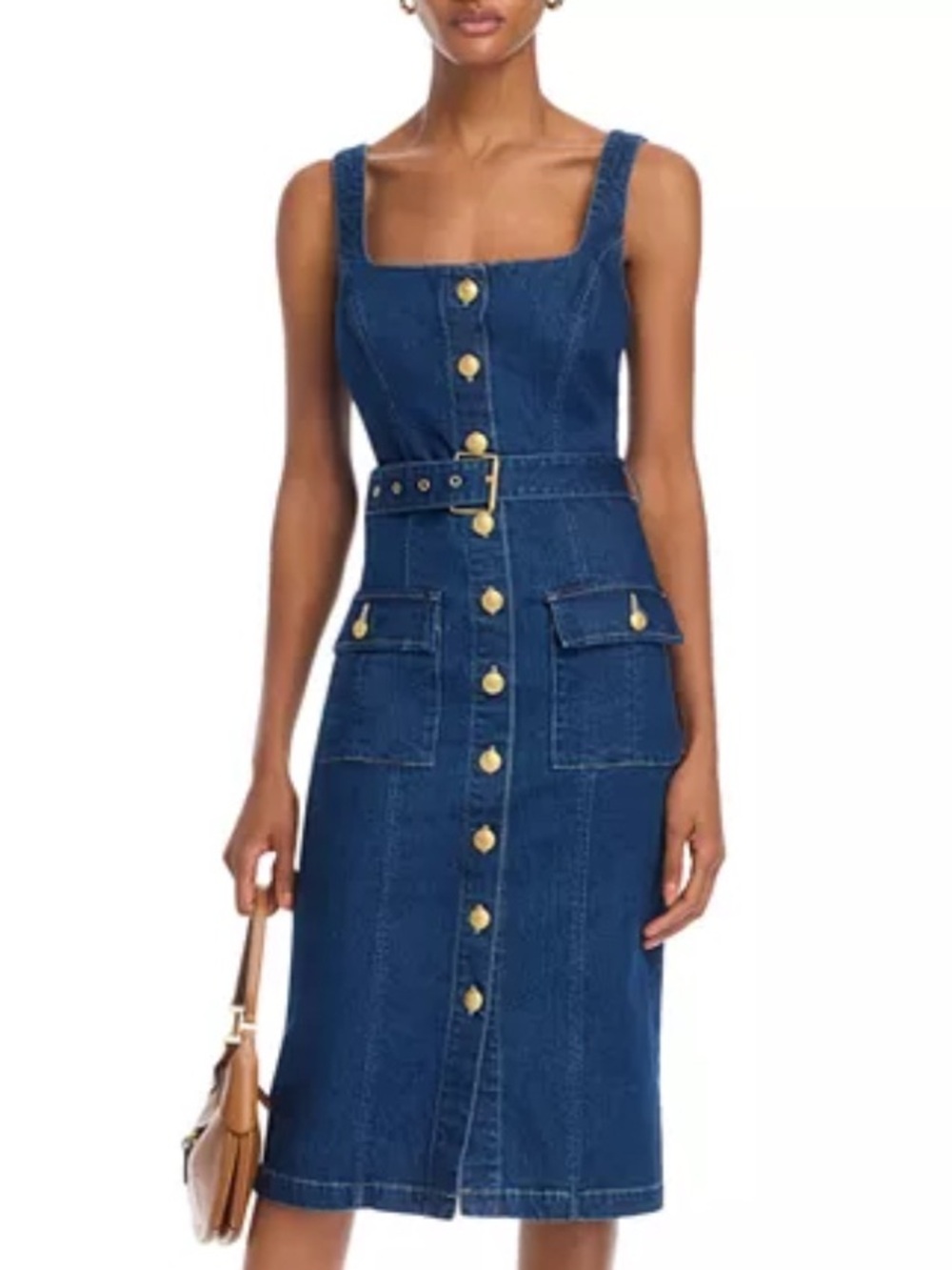 L'AGENCE
Idy Denim Dress
Button-Front Midi 👗

Color: Glendale
SIZE: 12